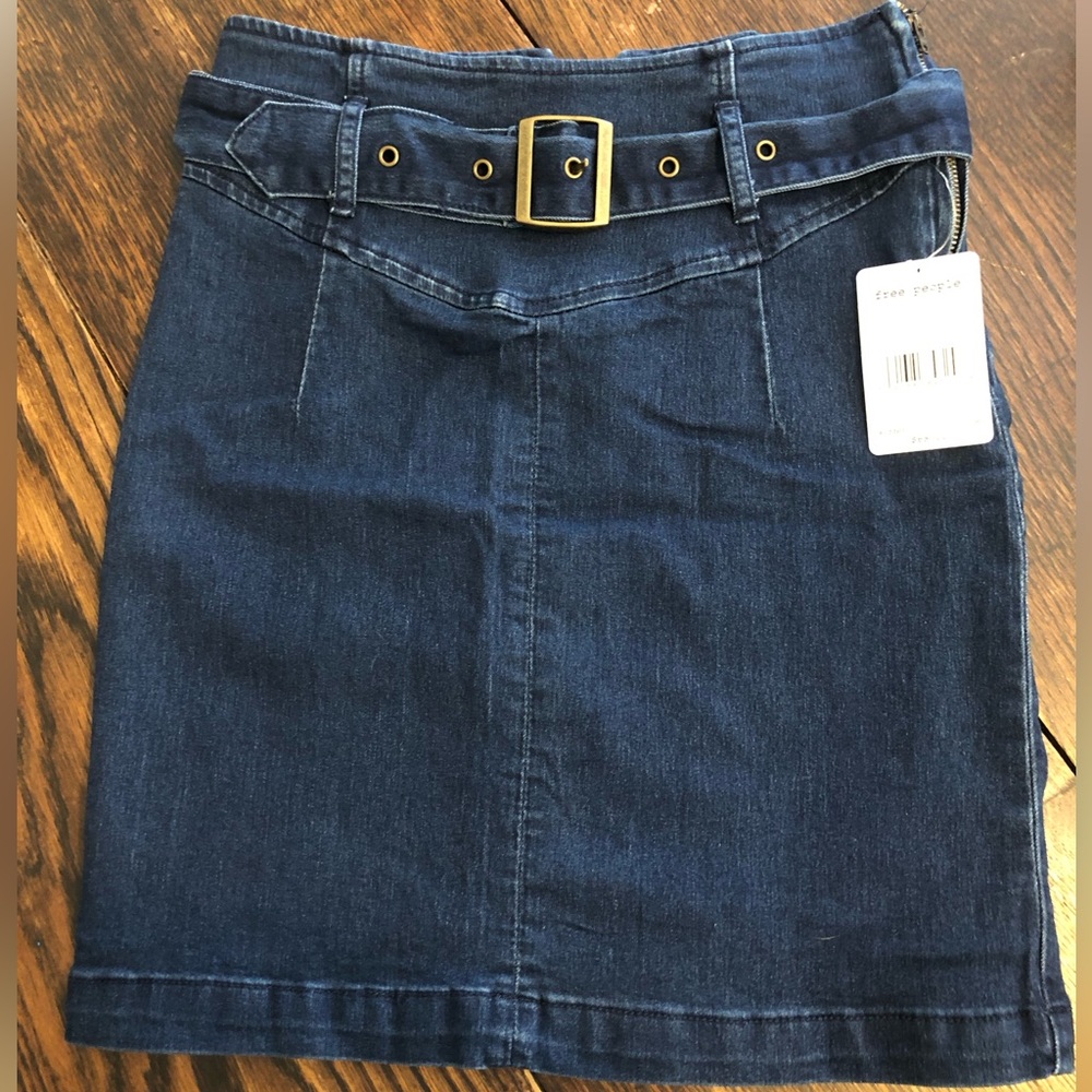 Free People Denim Skirt